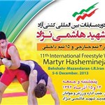 مسابقات کشتی جام شهید هاشمی نژاد در بهشهر آغاز شد